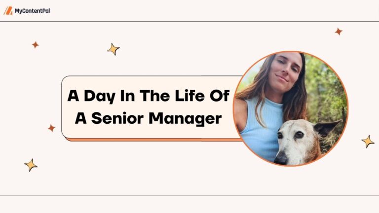 A Day In The Life Of A Senior Manager At My Content Pal